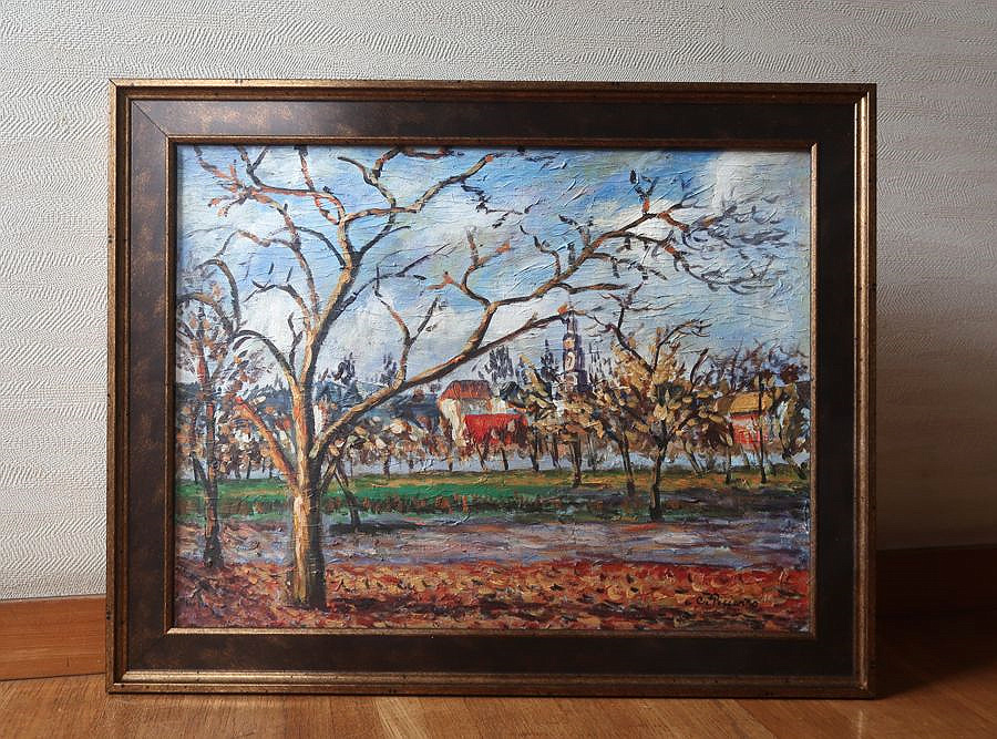 特別出品 カミーユ ピサロ 印象派巨匠 オルセー美術館来歴 直筆肉筆油彩画 模写 モネ ゴッホ ルノアール ピカソ 自然 風景画 売買されたオークション情報 Yahooの商品情報をアーカイブ公開 オークファン Aucfan Com