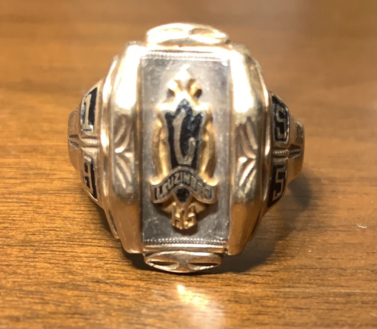 ビンテージ、カレッジリング、1955年、50s、HERFF JONES社製、10K 