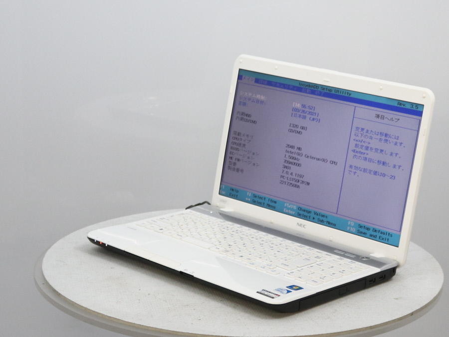NEC PC-LS150F2P2W - Celeron B800 1.50GHz 2 GB 320 GB HDD■1週間保証