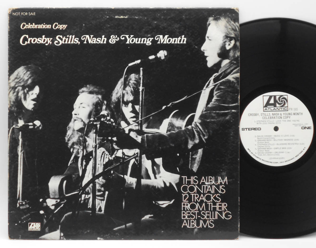 【新作登場，正規品】 良盤 US ORIG 白プロモ LP CROSBY STILLS NASH & YOUNG/Month Celebration Copy 1971年 米国盤PROMO ONLY ベスト盤 高音圧 WLP(その他)｜売買されたオークション情報、yahooの商品情報をアーカイブ公開 - オークフ C