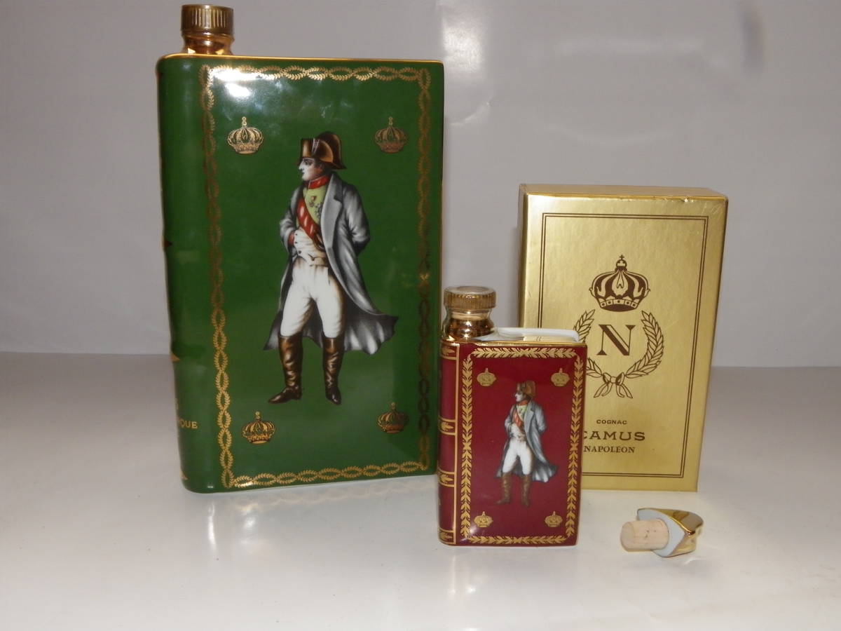 ナポレオン カミュ CAMUS ブック NAPOLEON コニャック 陶器 未開栓 赤