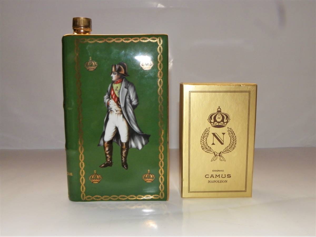 ナポレオン カミュ CAMUS ブック NAPOLEON コニャック 陶器 未開栓 赤