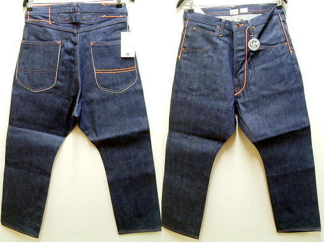 即決 [W30]新品 Lee×CANTON 別注 COWBOY 14SS リジッド 濃紺 サルエル 