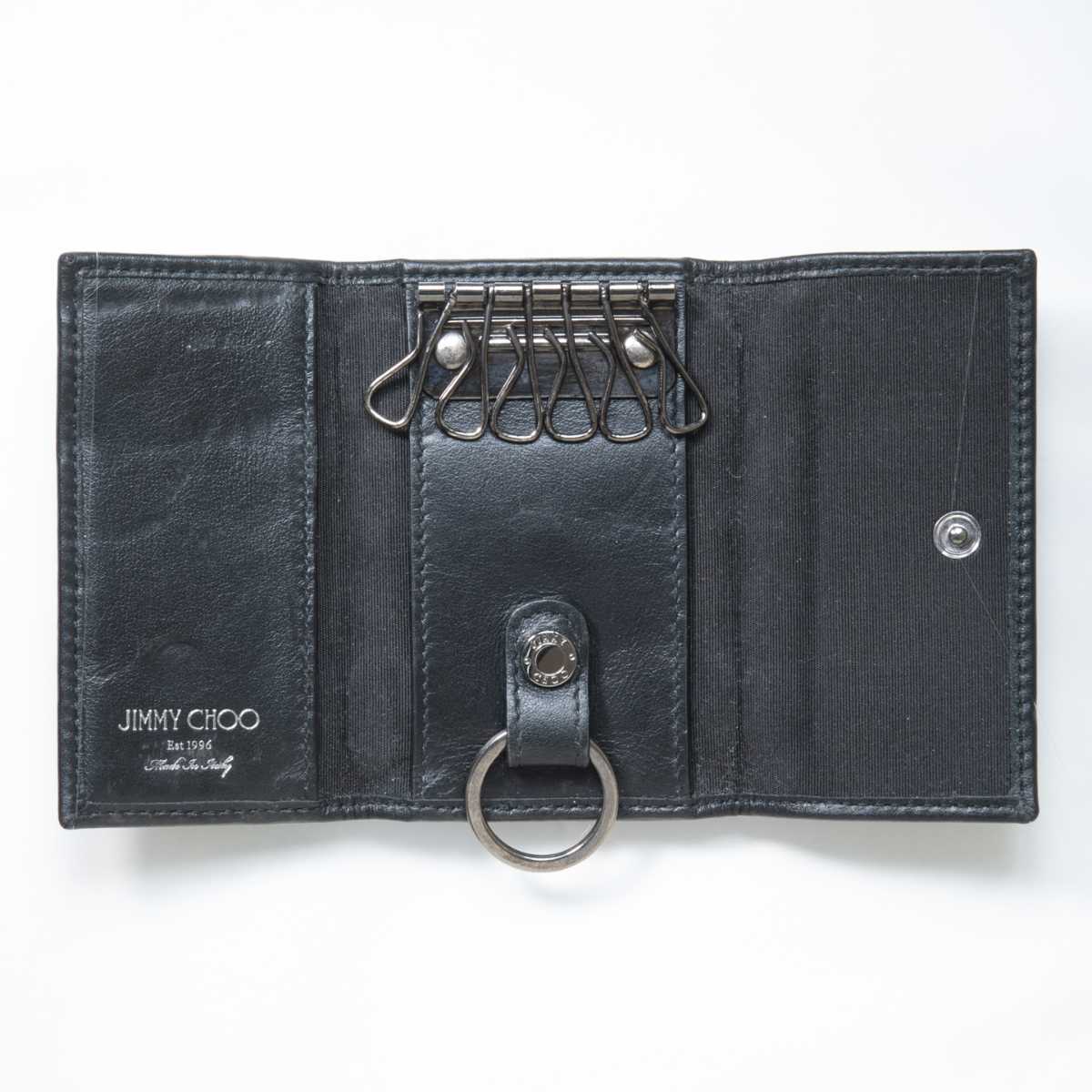 美品】JIMMY CHOO(ジミーチュウ) スタースタッズ 6連キーケース