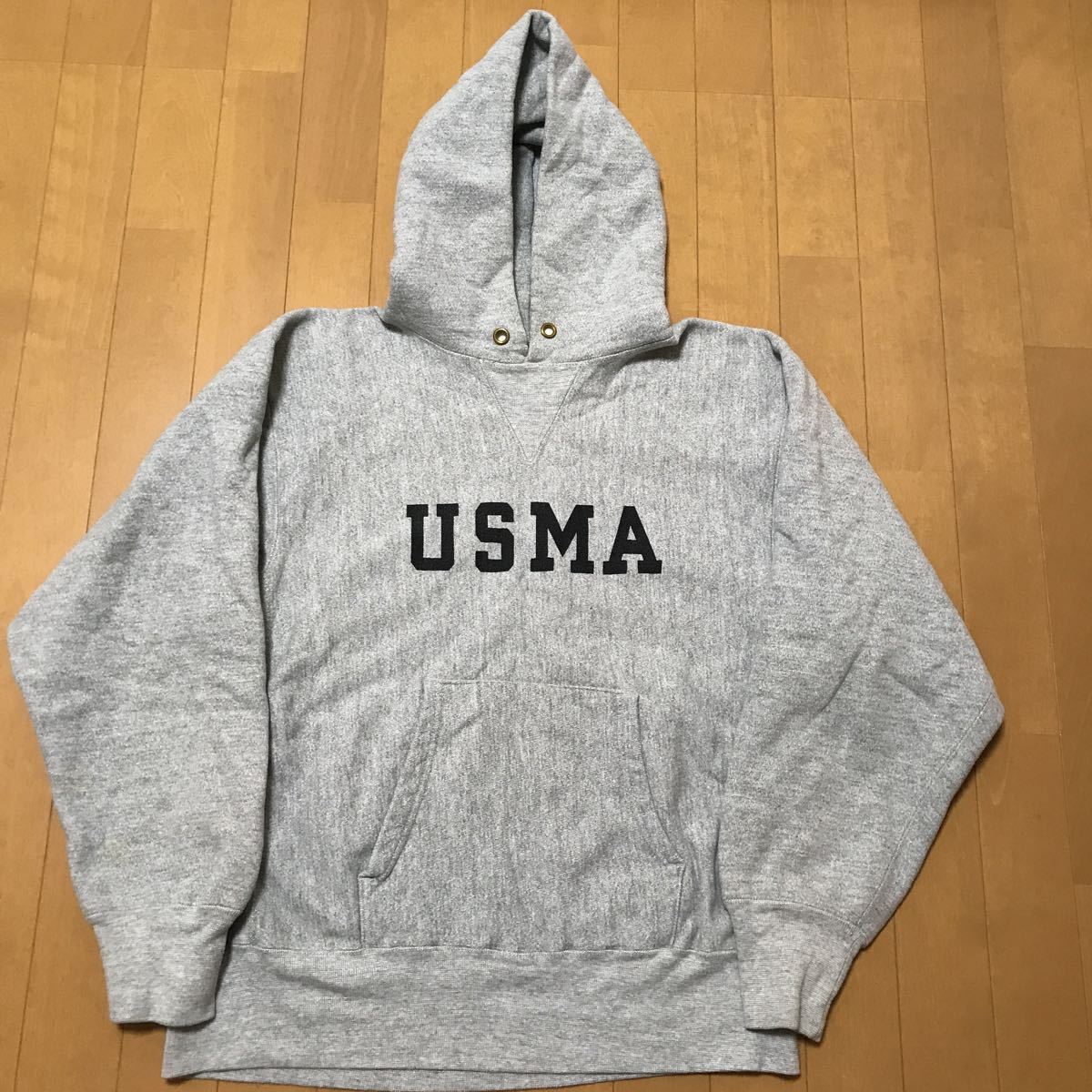 美品 USMA チャンピオン リバースウィーブ パーカー L 80s USA製