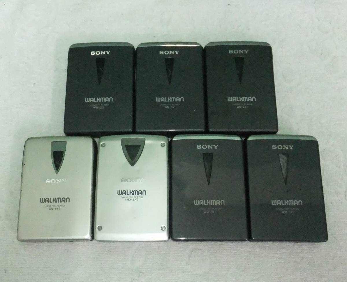 ☆ジャンク SONY WALKMAN×4個 （ WM-EX1×3個/WM-FX1×1