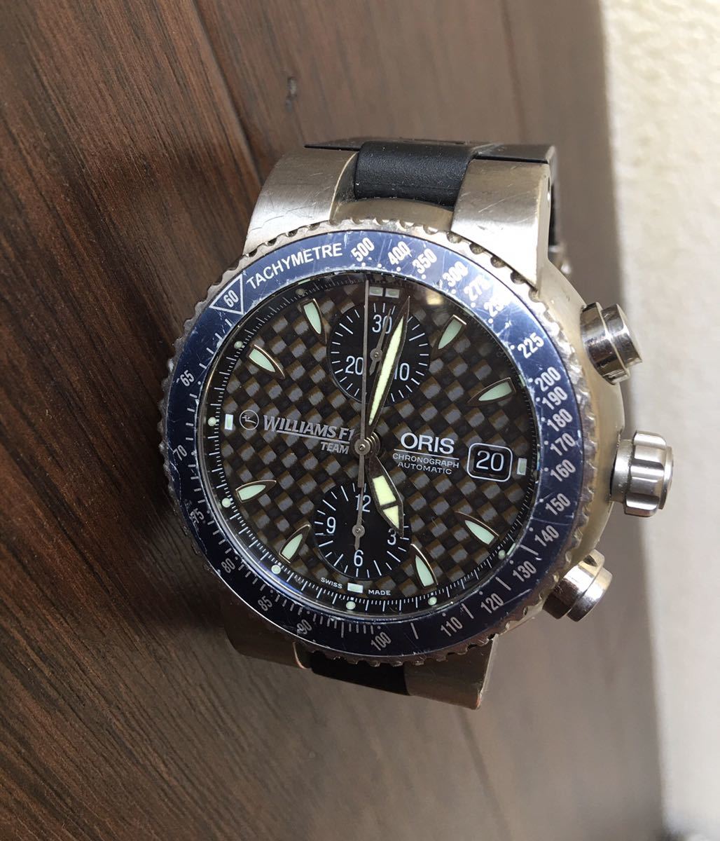 オリス ORIS F1 自動巻き ウィリアムズ デイデイト Williams F1チーム 