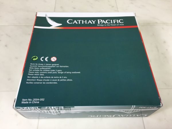 Cathay Pacific 1/400 ボーイング B747-400 キャセイパシフィック航空 白/緑 航空機 ホビー O-03140
