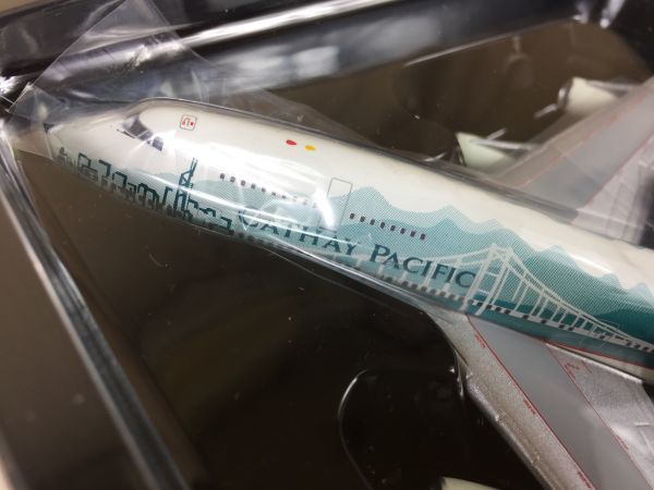 Cathay Pacific 1/400 ボーイング B747-400 キャセイパシフィック航空 白/緑 航空機 ホビー O-03140