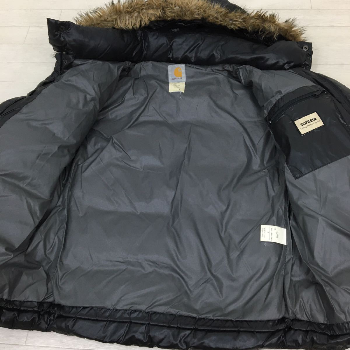 H269 ほぼ美品 carhartt カーハート ダウン90% ダウンジャケット 