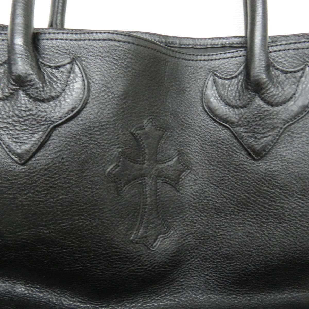 中古品】CHROME HEARTS クロムハーツ TOTE FS LINED FS レザートート 