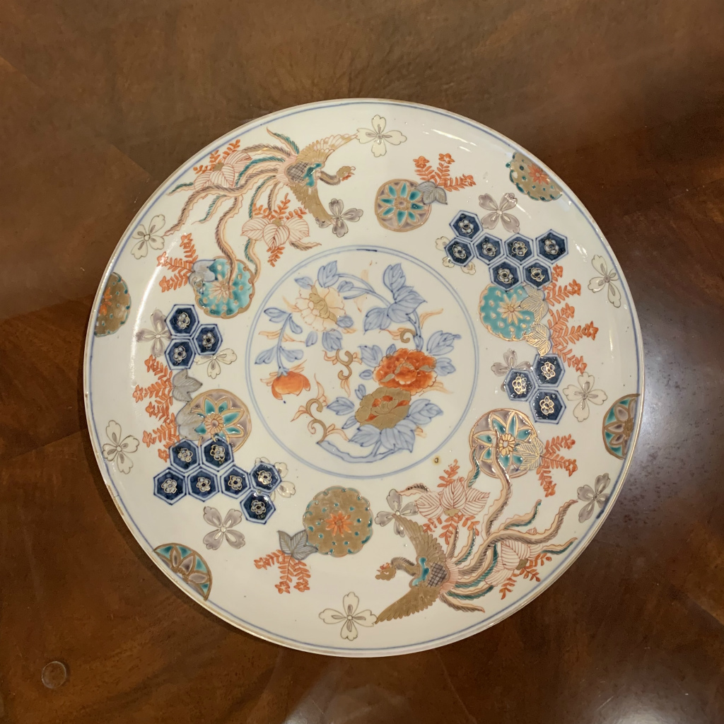 古伊万里 大皿 染付 ◇774◇古伊万里 花文 発売 骨董 鳳凰図 古伊万里 大皿 染付 ◇774◇古伊万里 花文 発売 骨董 鳳凰図