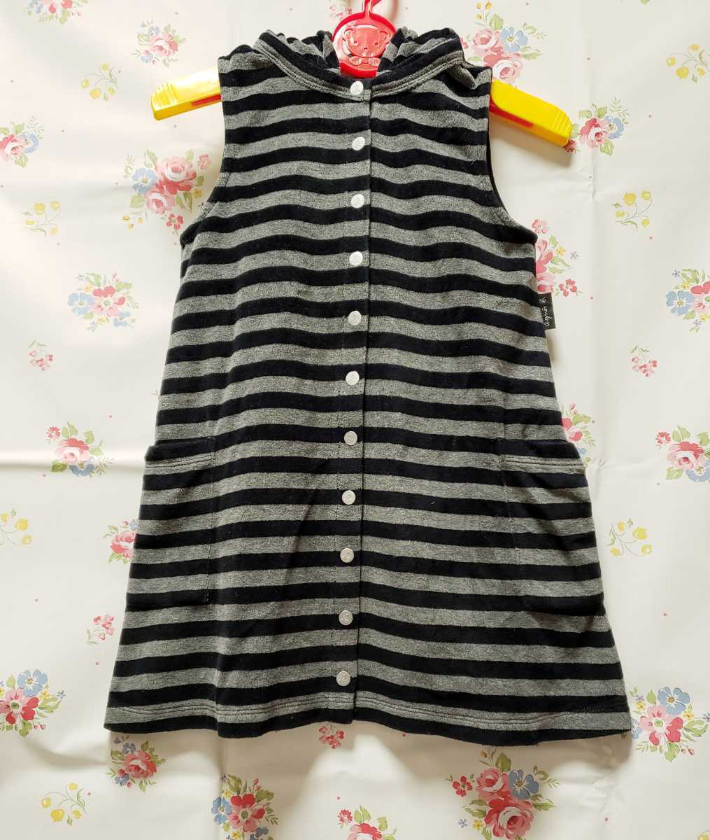 agnes b.ENFANT アニエスベーアンファン フード付きワンピース  