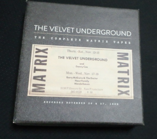 廃盤 中古 The Complete Matrix Tapes Velvet Underground 輸入盤 4 CD box ヴェルヴェット・アンダーグラウンド