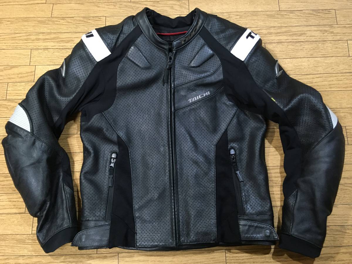 RS TAICHI GMX オートバイ ARROW 夏用牛革パンチングレザーレーシング