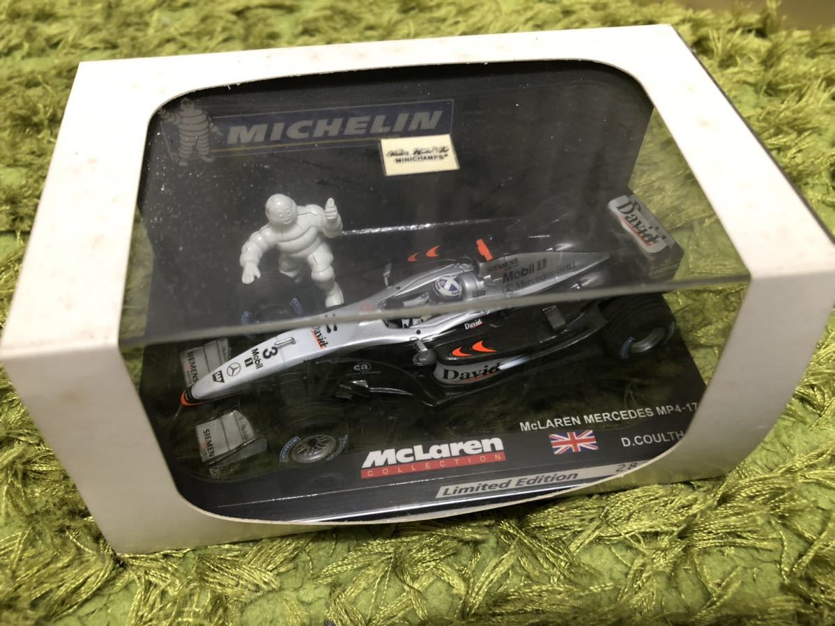 ミニチャンプス 1/43 ミシュラン 別注 マクラーレン メルセデス MP4-17