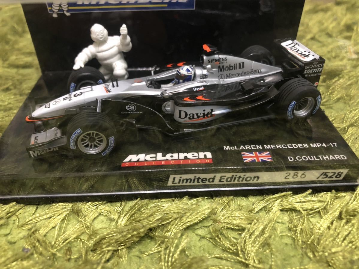 ミニチャンプス 1/43 ミシュラン 別注 マクラーレン メルセデス MP4-17