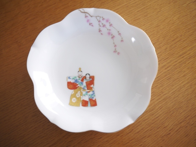 ★即決★深川製磁　ひな人形　飾り皿_1