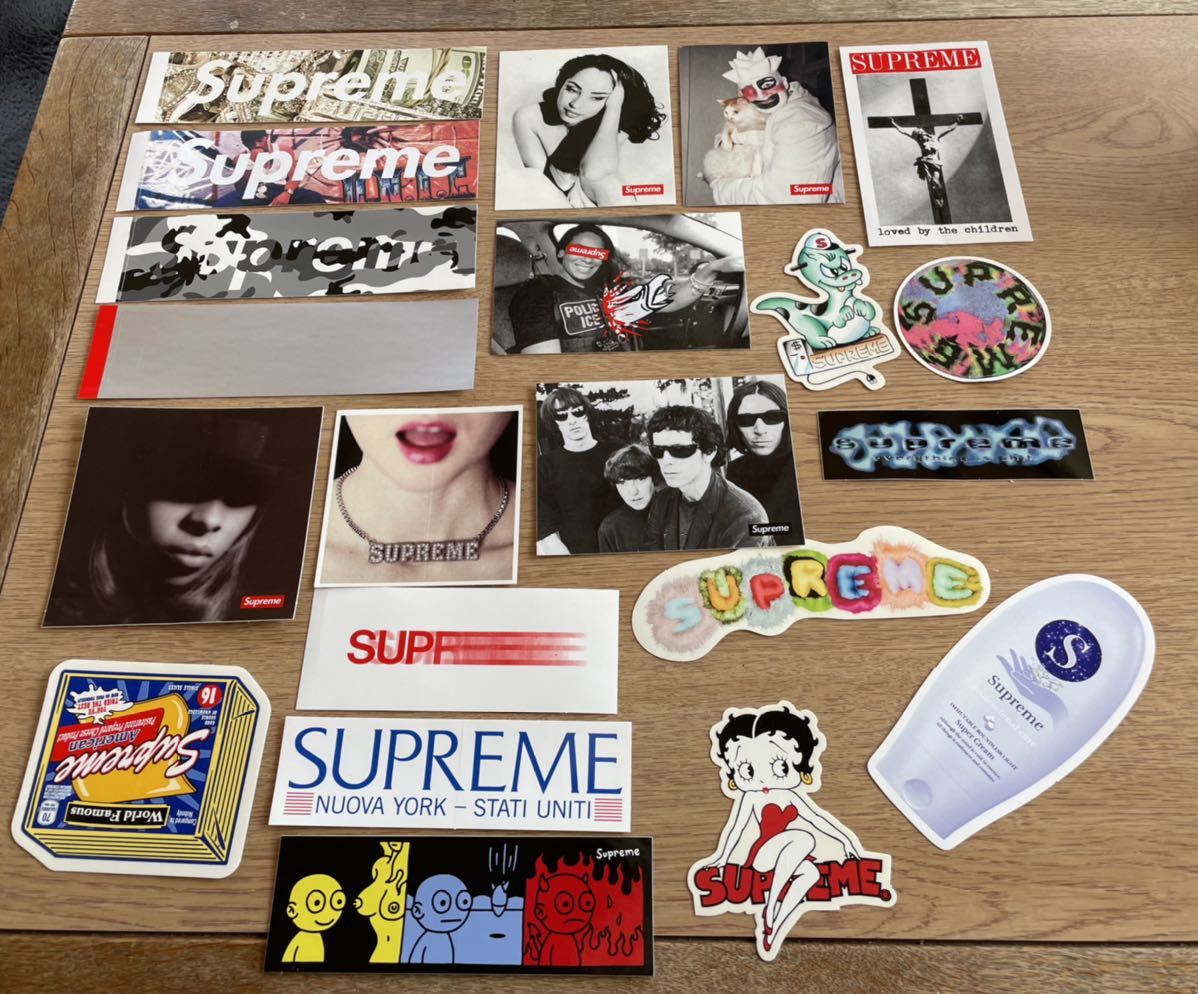 1円スタート！送料無料！【未使用品】Supreme ステッカーノベルティ