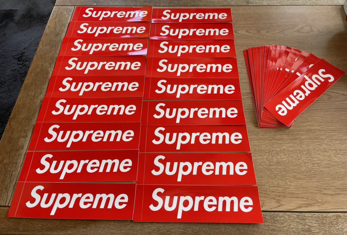 1円スタート！送料無料！【未使用品】Supreme ステッカーノベルティ