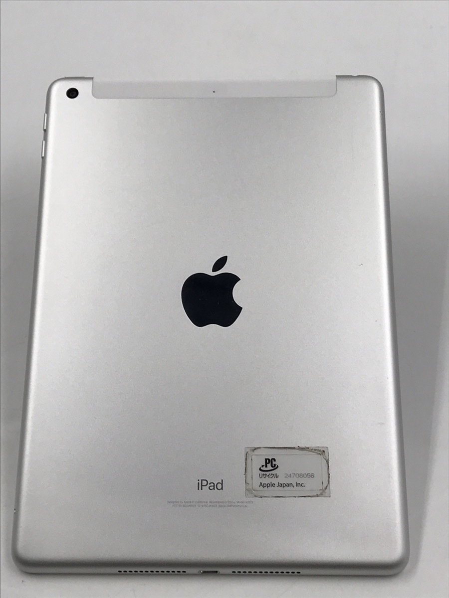iPad 第5世代 Wi-Fi+セルラー 32GB シルバー MP1L2J/A au版 (中古)-(管理