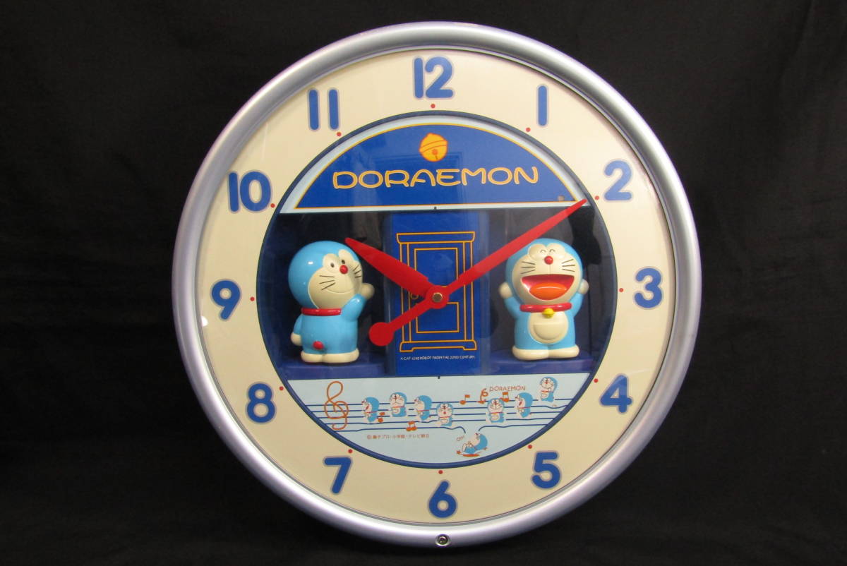 3136 Seikoクロック ドラえもん からくり時計 掛け時計 Cq314a 大山のぶ代 時報付き センサー付き ブルー系 アナログ 売買されたオークション情報 Yahooの商品情報をアーカイブ公開 オークファン Aucfan Com