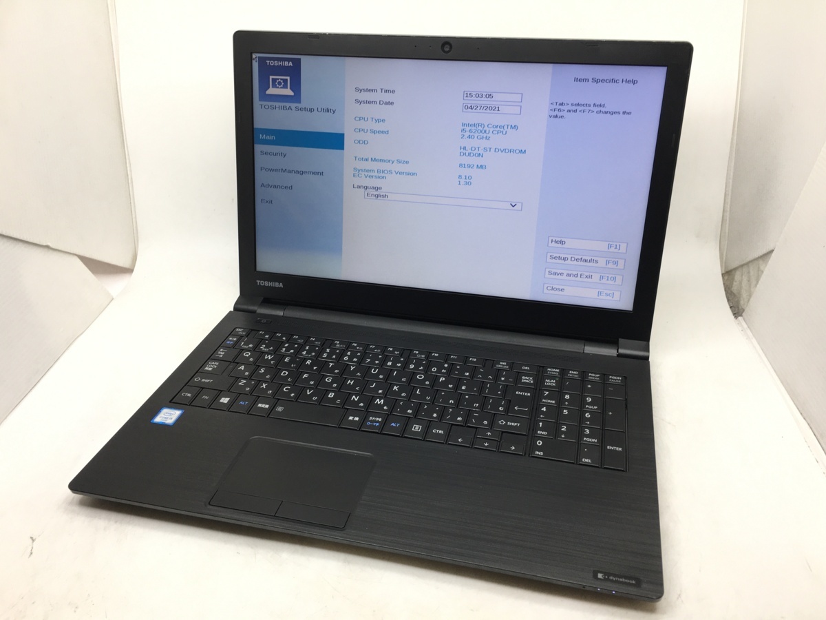お得，得価 ジャンク【東芝】dynabook B55/D Core i5-6200U 2.3GHz 