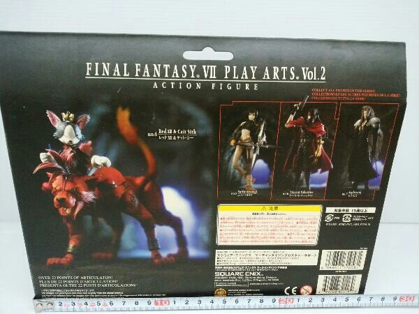現状品 レッドXIII&ケット・シー「FINAL FANTASY VII」PLAY ARTS Vol.2 