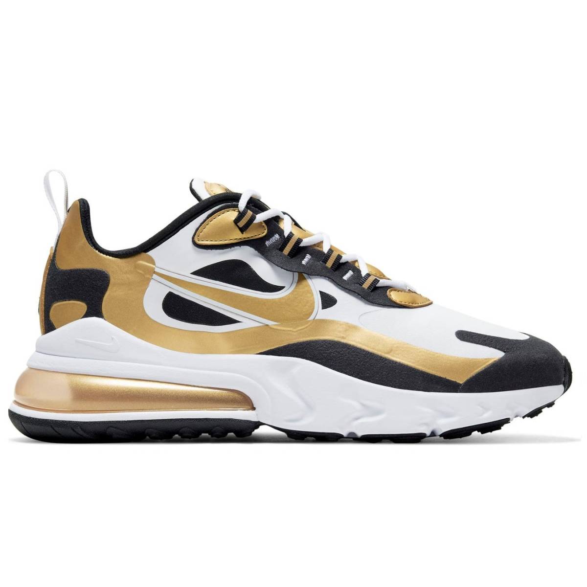 ☆NIKE AIR MAX 270 REACT 白/金/黒 27.5cm ナイキ エア マックス 270 