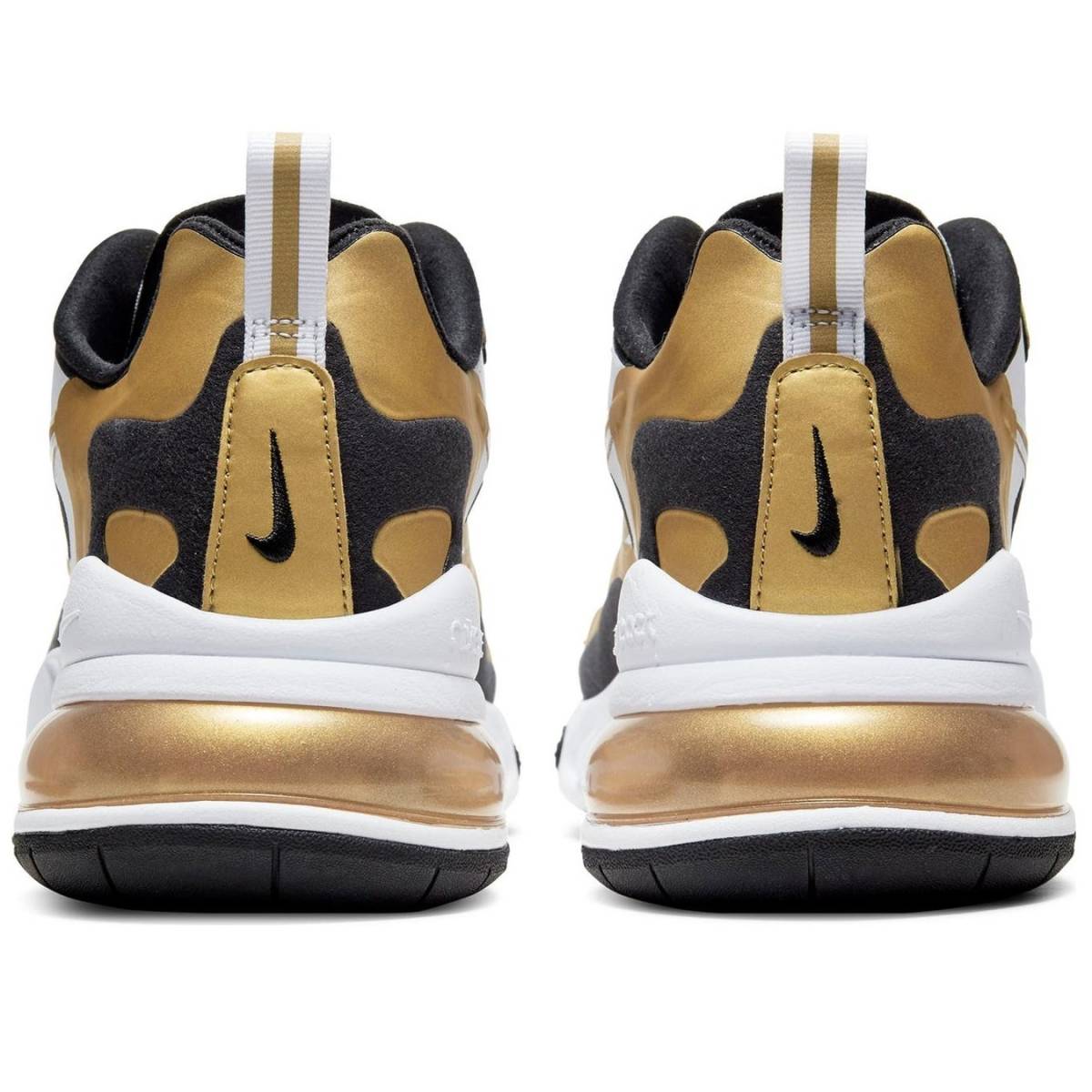 ☆NIKE AIR MAX 270 REACT 白/金/黒 27.5cm ナイキ エア マックス 270 