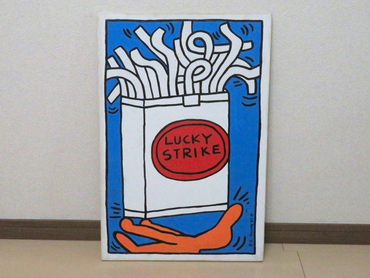 キース・ヘリングLucky Strikeエスタンプリトグラフ Strike 30⁄250 NO