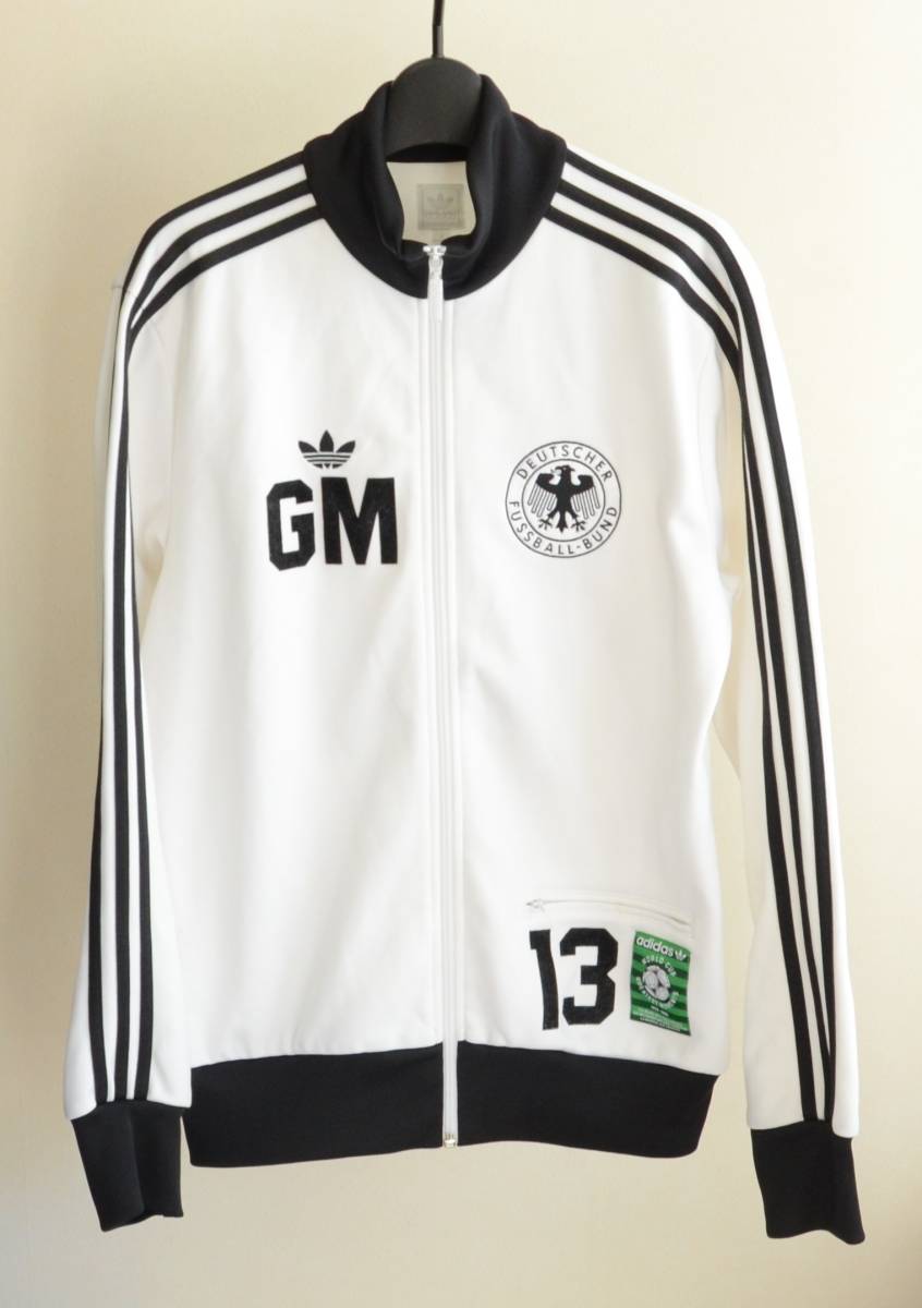  GERMANY DER BOMBER トラックジャケット M アディダス ジャージ GM DER BOMBER 13 西ドイツ代表 ゲルト・ミュラー