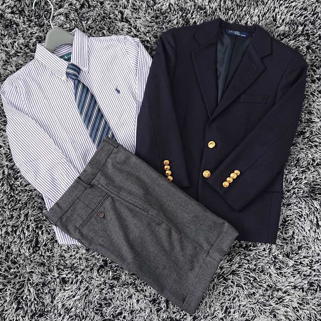 ラルフローレン フォーマルスーツ4点セット 130センチ 卒園式、入学式  