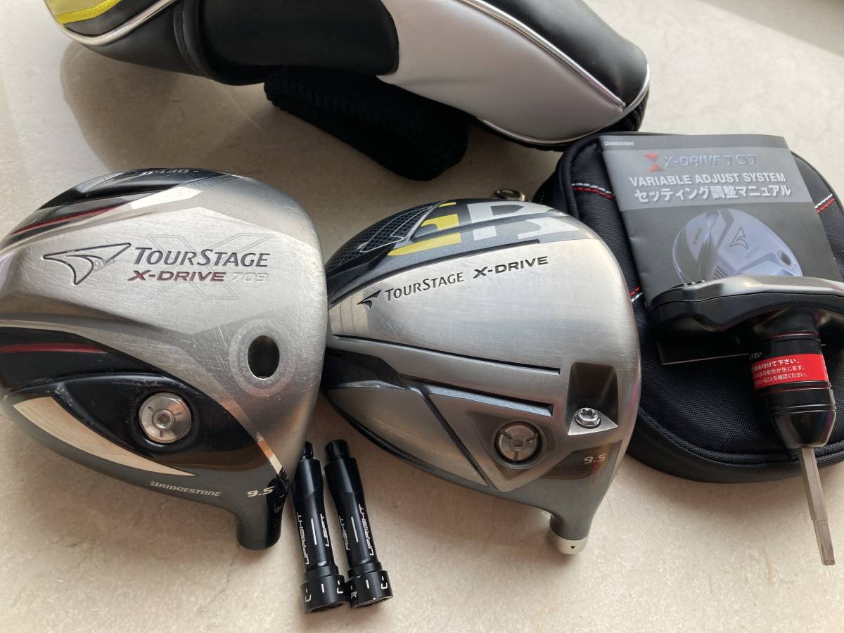 x-drive GR 9.5° 709 D430 9.5° ヘッド2個 ヘッドカバー・レンチ
