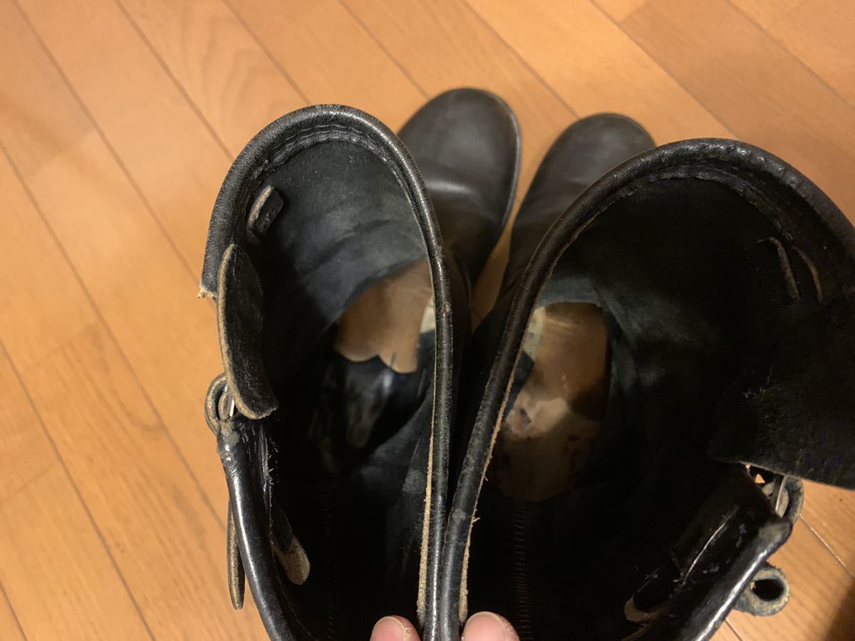 ビンテージ スチール無し 70s エンジニア ブーツ 9 /ルイスレザー 