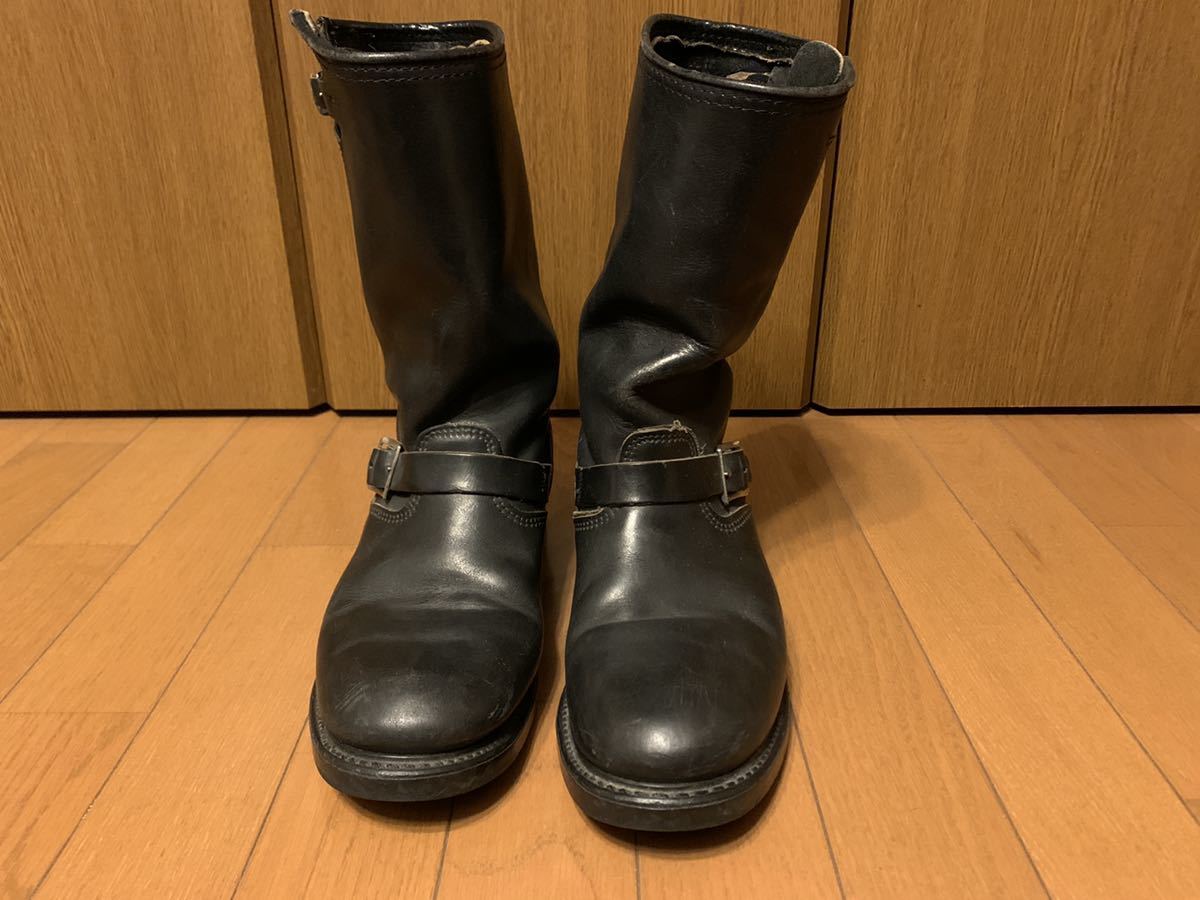 ビンテージ スチール無し 70s エンジニア ブーツ 9 /ルイスレザー 