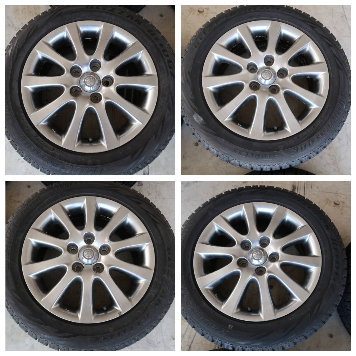 トヨタ純正16インチ 205/55R16 スタッドレス 4本セット-1 車 トヨタ