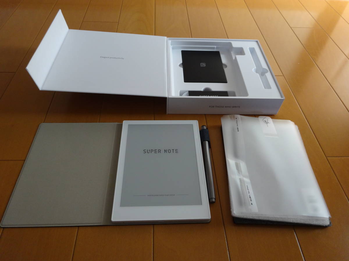 Supernote A6X 7.8インチ デジタル電子ノート : カバー付き スーパー 