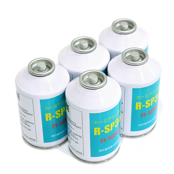 カーエアコン用冷媒　R-SP34E R12対応 5本セット 送料無料】 カーエアコン用クーラーガス R-12対応 R-SP34E 5本 【公式