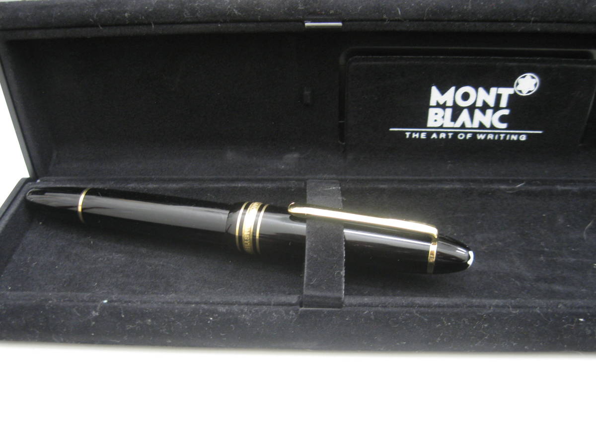  万年筆 MONTBLANC モンブラン マイスターシュテュック No146 ペン先4810 14K 585刻印有 24932(モンブラン)｜売買されたオークション情報、yahooの商品情報をアーカイブ公開 - オークファン モンブラン