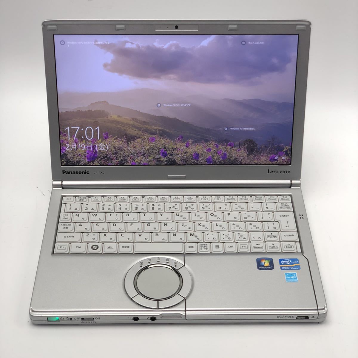 ノートPC Let's note SX2 ノートPC 8GB SSD120 初期化済 AC付