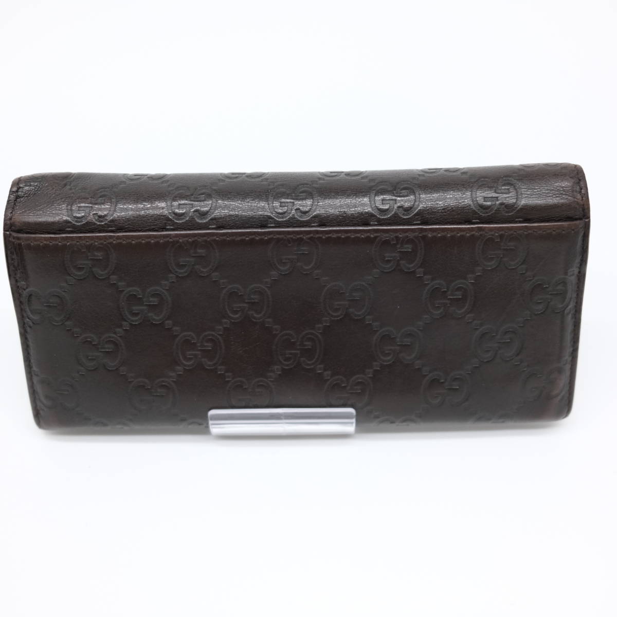【お値下げ致しました】GUCCI グッチ グッチシマ 長財布 財布 レザー 茶 ブラウン メンズ グッチ GUCCI 長財布 CWC1N GG 0
