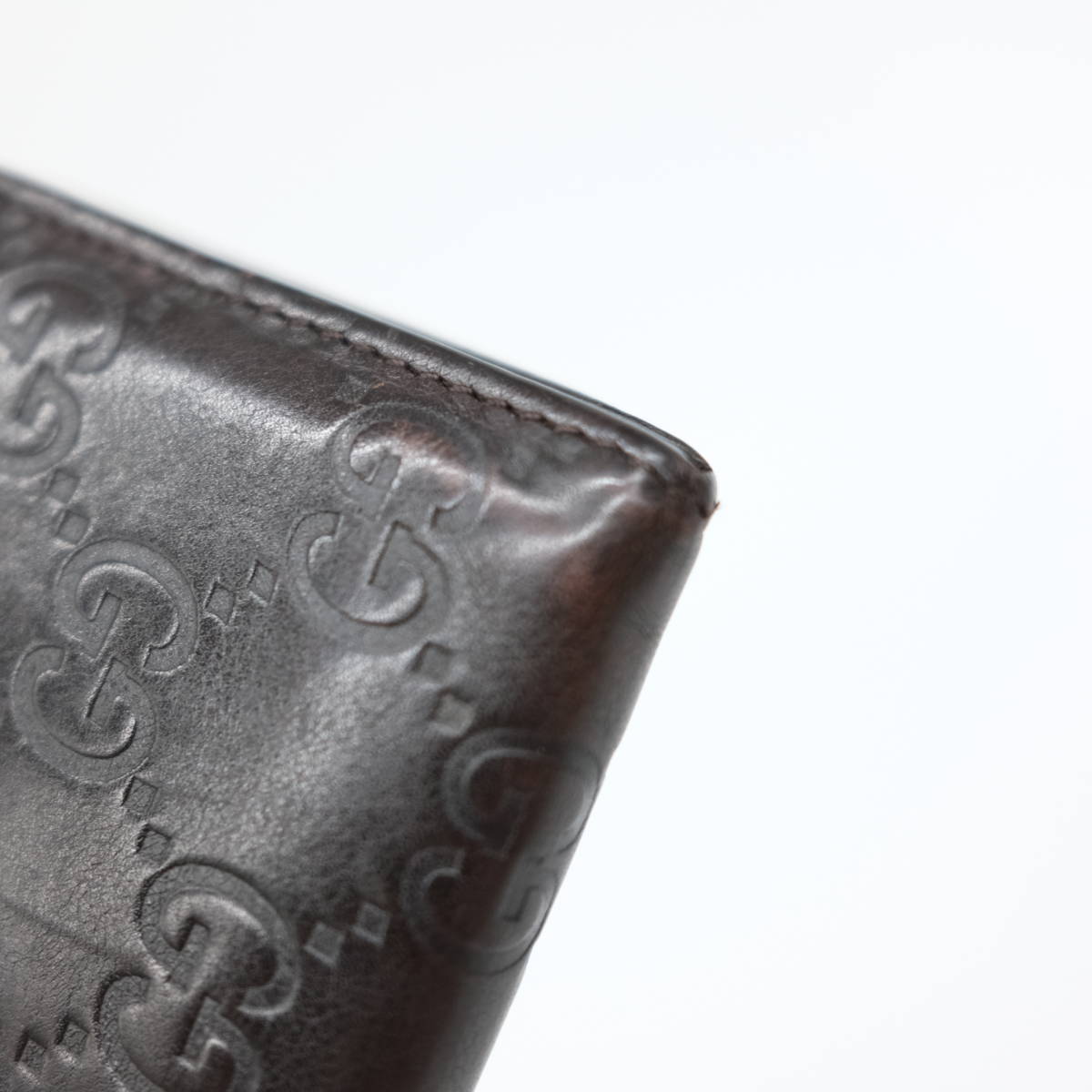 【お値下げ致しました】GUCCI グッチ グッチシマ 長財布 財布 レザー 茶 ブラウン メンズ グッチ GUCCI 長財布 CWC1N GG 0