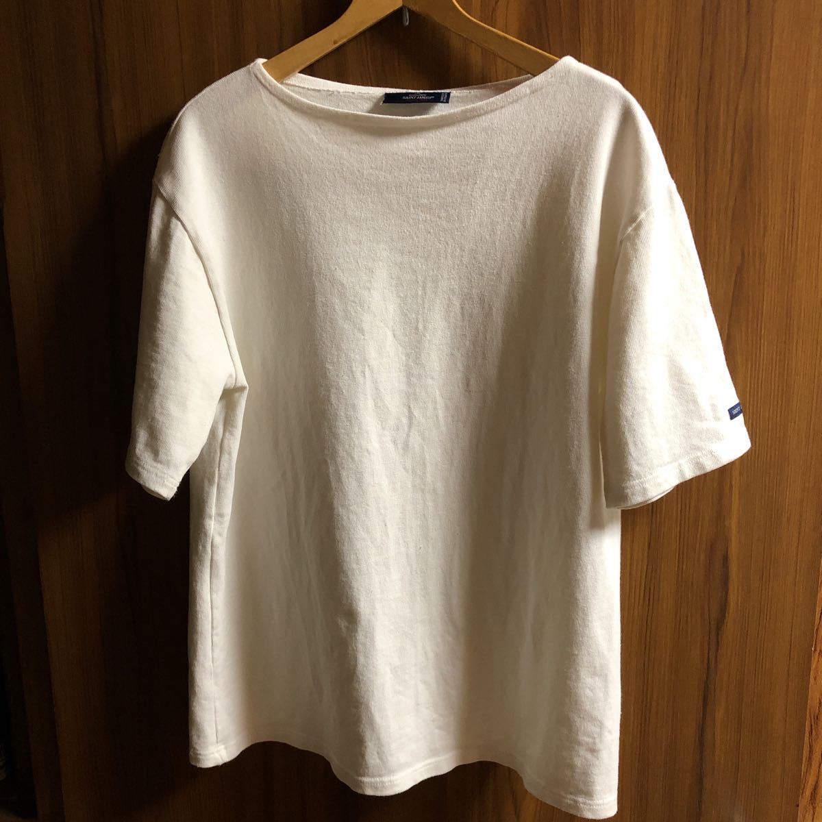 セントジェームス　ウエッソン　白　半袖　T6 Tシャツ　カットソー