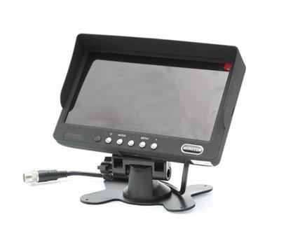 7インチTFT液晶モニター＆バックカメラセット 12V-24V用 □名 【公式通販】