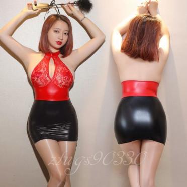 新作 超sexy 胸開き 花柄レース 光沢 Puレザー タイト マイクロワンピース ミニ丈 エロ下着 キャバ嬢ドレス コスチューム 赤 黒 レースクイーン 売買されたオークション情報 Yahooの商品情報をアーカイブ公開 オークファン Aucfan Com