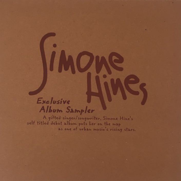 Simone Hines Exclusive Album Sampler LP プロモ盤 オリジナル盤 YEAH! YEAH! YEAH! 収録 90'S promo R&B Vinyl アナログ レコード