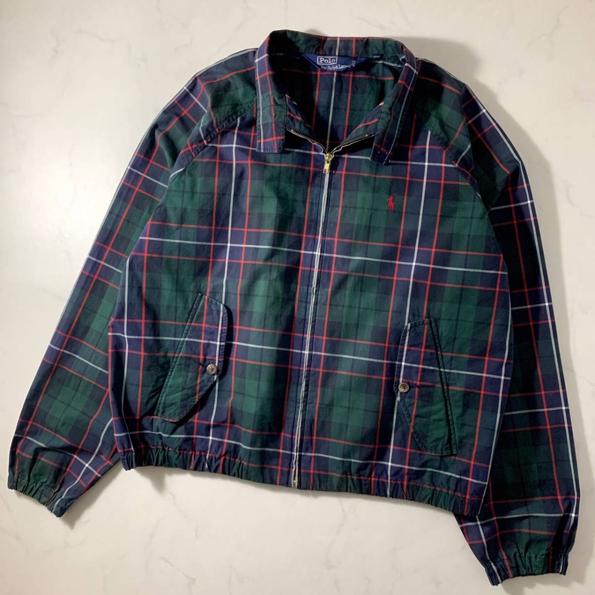 ラルフローレン Ralph Lauren スイングトップ ブルゾン チェック柄 
