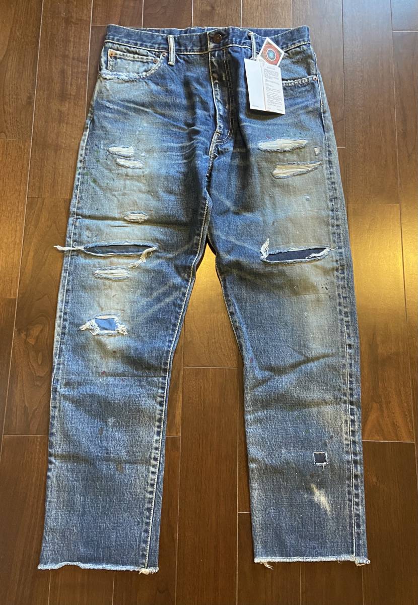 新品 サイズ2 VISVIM SS JOURNEYMAN PANTS TACKED CRASH 0120305005002  