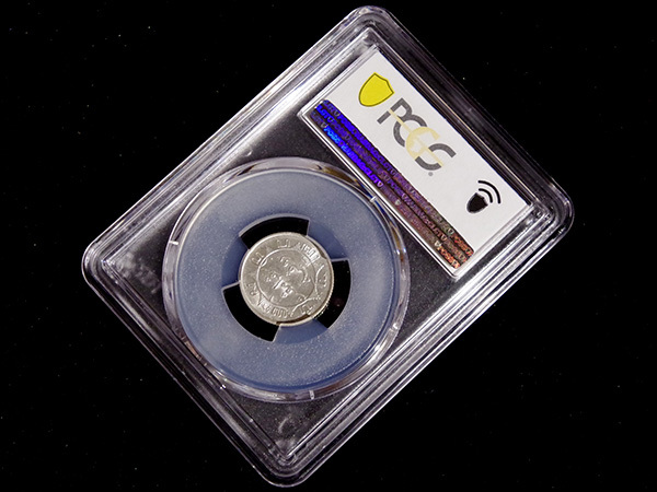 蘭印1/4グルデン銀貨 (1939) MS62 (PCGS) オランダ領東インド (現